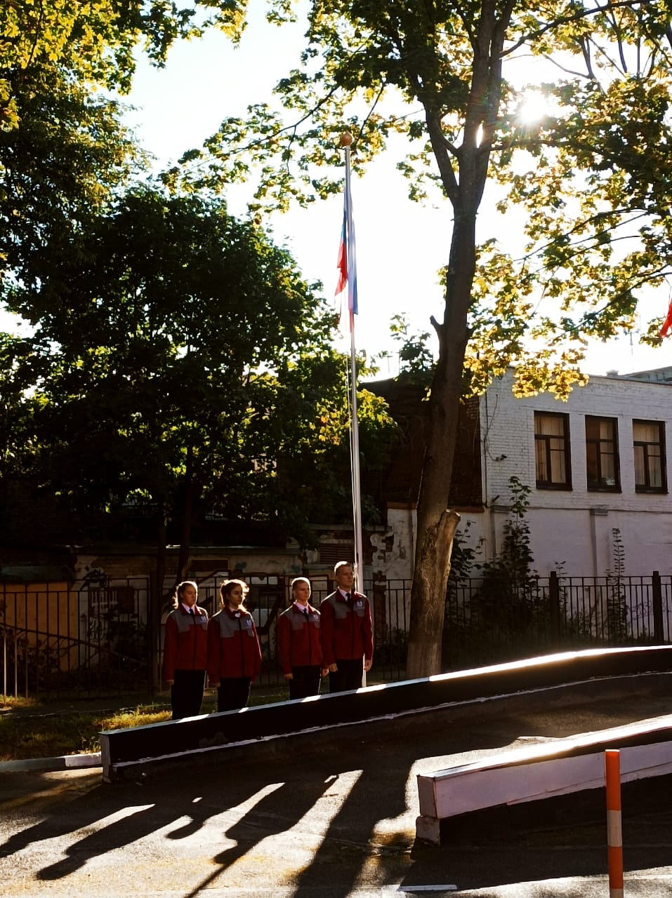 Торжественная церемония поднятия флага России 5 сентября 2022 года