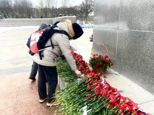 Студенты приняли участие в акции «Блокадная парта».