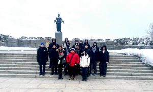 Студенты приняли участие в акции «Блокадная парта».