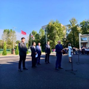 1 сентября в СПБ ГБ ПОУ «Малоохтинский колледж» стартовало с торжественной линейки.