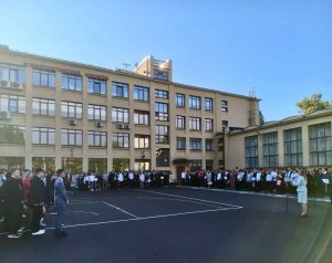 1 сентября в СПБ ГБ ПОУ «Малоохтинский колледж» стартовало с торжественной линейки.